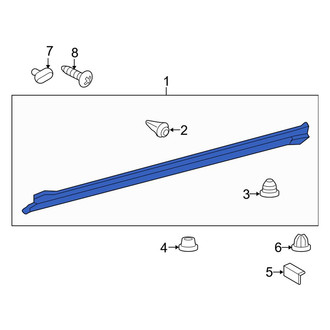 Toyota OE - Left Rocker Panel Guard