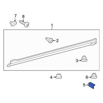 Toyota OE - Right Side Body Trim Protector