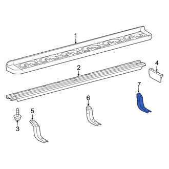 Toyota OE - Rear Running Board Mounting Bracket