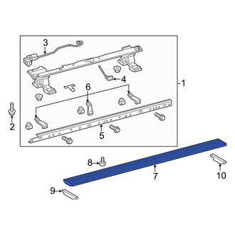 Toyota OE - Right Running Board Step Pad