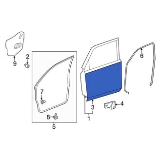 Toyota OE - Front Right Outer Door Outer Panel