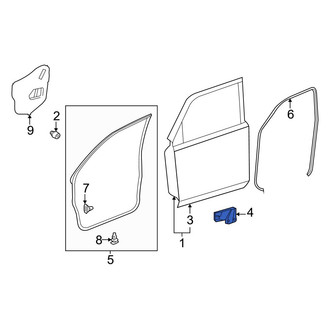 Toyota OE - Front Left Door Panel Insulation
