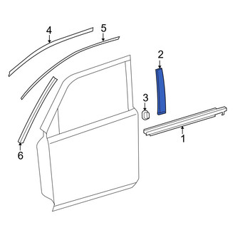 Toyota OE - Front Right Door Applique