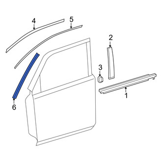 Toyota OE - Front Right Lower Trim Stripe Tape