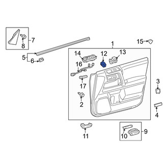 Toyota OE - Front Left Door Lock Switch
