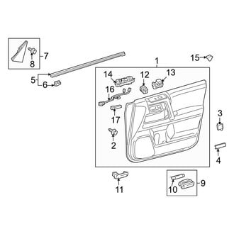 Toyota OE - Front Door - Interior Trim