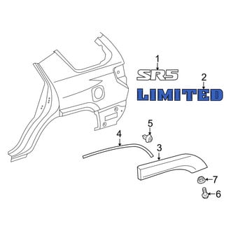 Toyota OE - Rear Quarter Panel Emblem