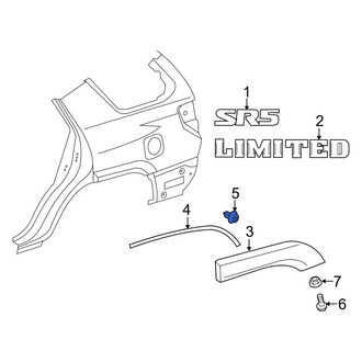 Toyota OE - Rear Lower Door Molding Clip