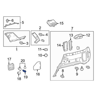 Toyota OE - Front 12 Volt Accessory Power Outlet