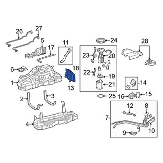 Toyota OE - Fuel Tank Shield