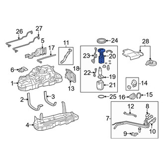 Toyota OE - Fuel Pump Housing