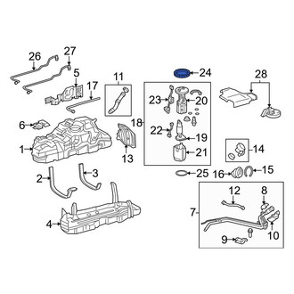 Toyota OE - Fuel Tank Lock Ring