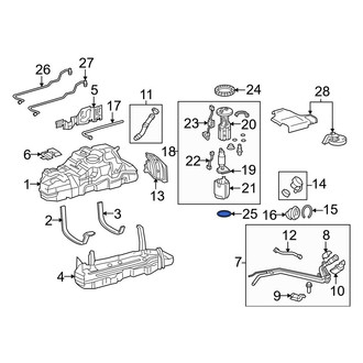 Toyota OE - Fuel Pump Tank Seal