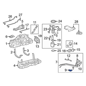 Toyota OE - Fuel Filler Neck Insulator