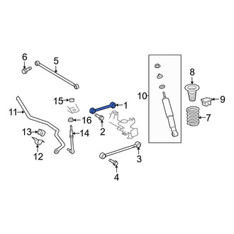 Toyota OE - Rear Upper Suspension Control Arm