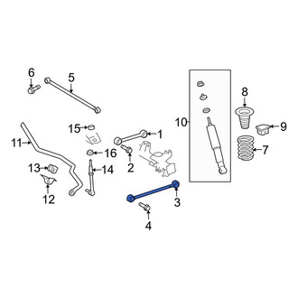 Toyota OE - Rear Lower Suspension Control Arm