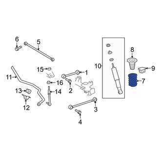 Toyota OE - Rear Coil Spring