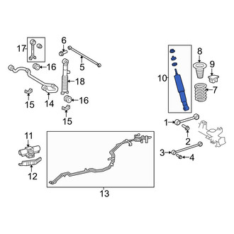 Toyota OE - Rear Suspension Shock Absorber