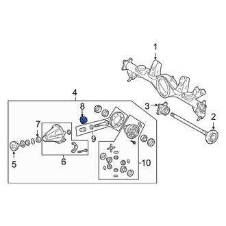 Toyota OE - Front Outer Differential Pinion Bearing