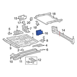 Toyota OE - Rear Left Quarter Panel Extension