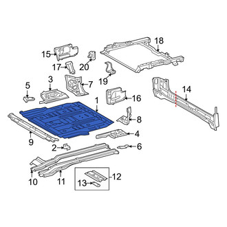 Toyota OE - Rear Floor Pan