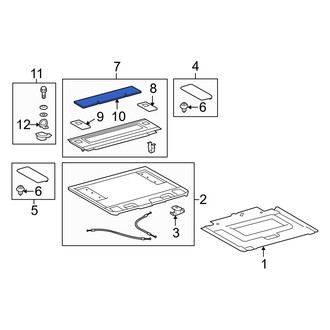 Toyota OE - Rear Package Tray Trim