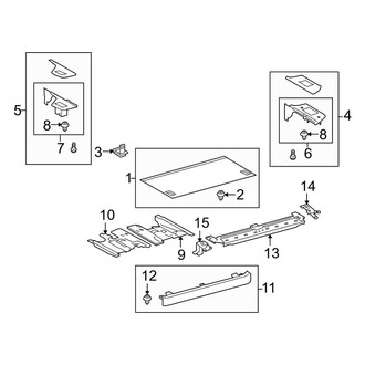 Toyota OE - Rear Body & Floor - Interior Trim (With 3rd Row Seat)