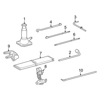 Toyota OE - Rear Body & Floor - Jack & Components