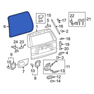 Toyota OE - Rear Hatch Seal