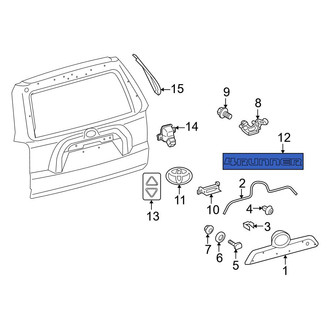 Toyota OE - Rear Hatch Emblem