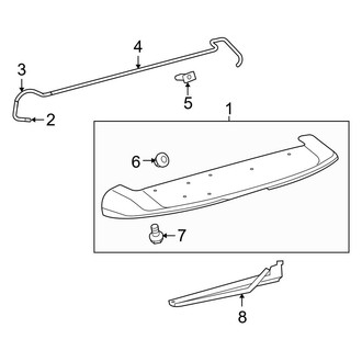 Toyota OE - Lift Gate - Spoiler