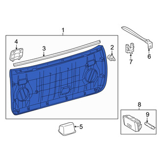 Toyota OE - Rear Liftgate Trim Cover