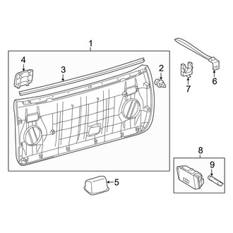 Toyota OE - Lift Gate - Interior Trim