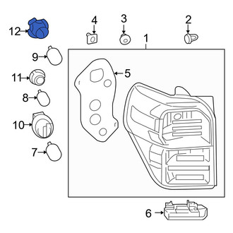 Toyota OE - Tail Light Socket