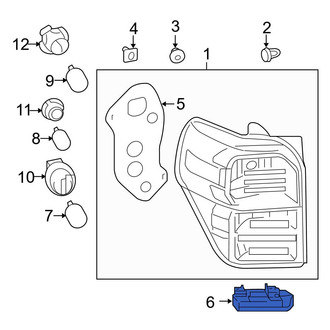 Toyota OE - Right Upper Tail Light Bracket