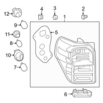 Toyota OE - Rear Lamps - Tail Lamps