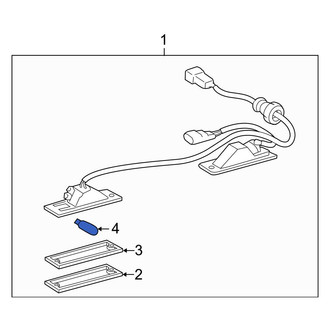 Toyota OE - Rear Trunk Light Bulb