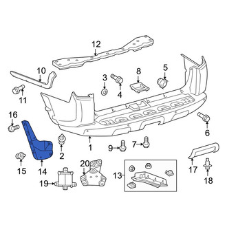 Toyota OE - Rear Right Mud Flap