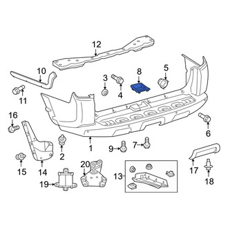 Toyota OE - Rear Jack Plug Cover