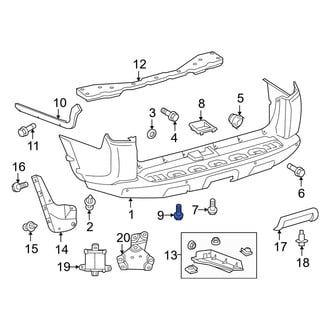 Toyota OE - Bumper Cover Retainer