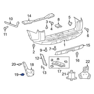 Toyota OE - Mud Flap Clip