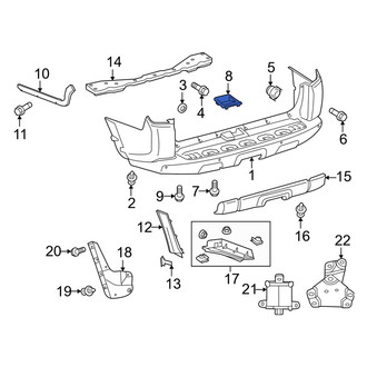 Toyota OE - Rear Jack Plug Cover