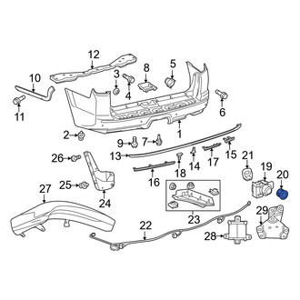 Toyota OE - Rear Parking Aid Sensor Housing