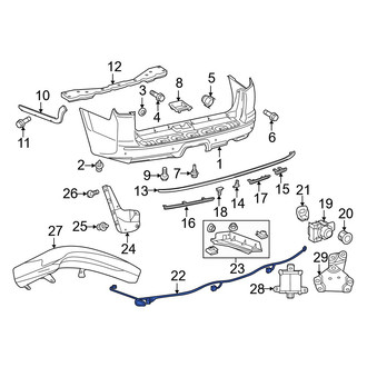 Toyota OE - Rear Park Assist Camera Wiring Harness