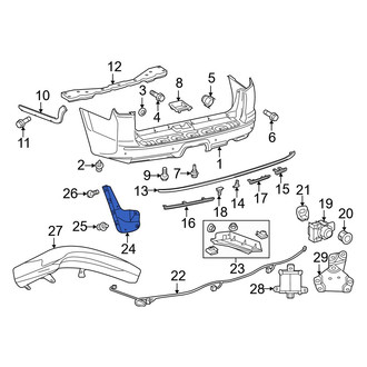 Toyota OE - Rear Left Mud Flap