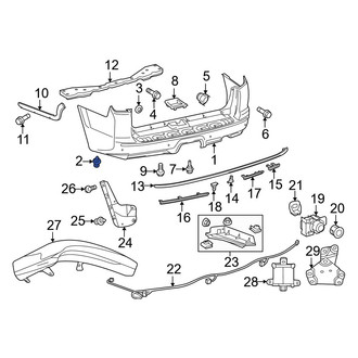 Toyota OE - Bumper Cover Retainer