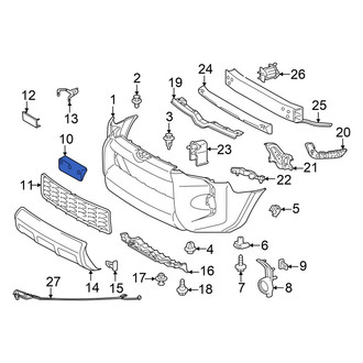 Toyota OE - License Plate Bracket