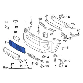 Toyota OE - Front Lower Grille