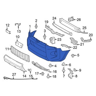 Toyota OE - Front Bumper Cover
