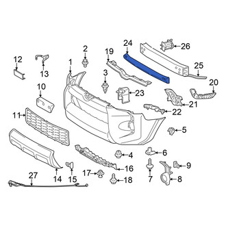 Toyota OE - Front Bumper Impact Absorber